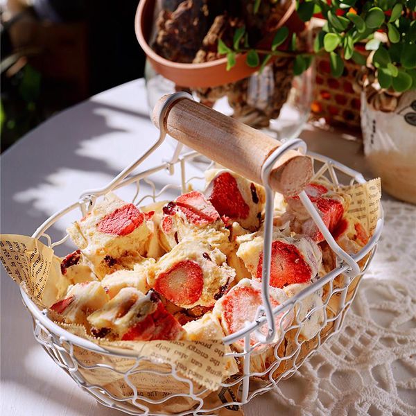 storage baskets portable handmade basket with wooden handle picnic iron simple style craftsmanship hollow net
storage baskets portable handmade basket with wooden handle picnic iron simple style craftsmanship hollow net