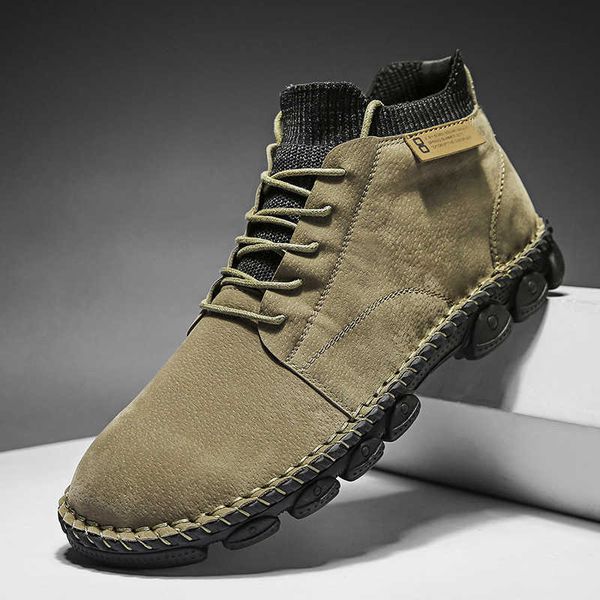 2021 tooling men's boots autumn large casual shoes flat heel versatile british high short, Black
2021 tooling men's boots autumn large casual shoes flat heel versatile british high short, Black