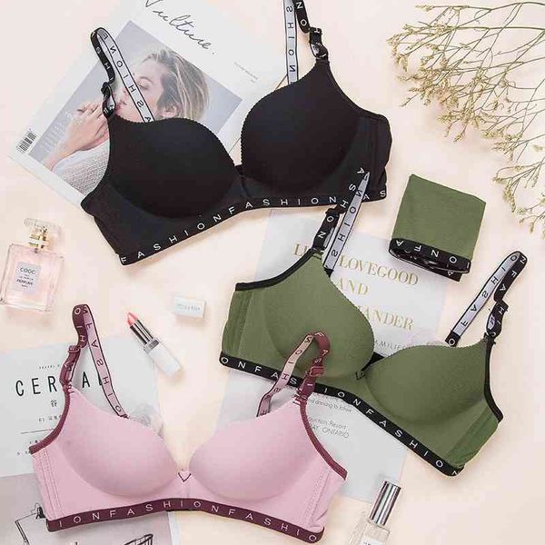 lan'e-style skin age english letter shoulder strap bra small chest comfortable gathering upper thin lower thick underwear female, Black;white
lan'e-style skin age english letter shoulder strap bra small chest comfortable gathering upper thin lower thick underwear female, Black;white