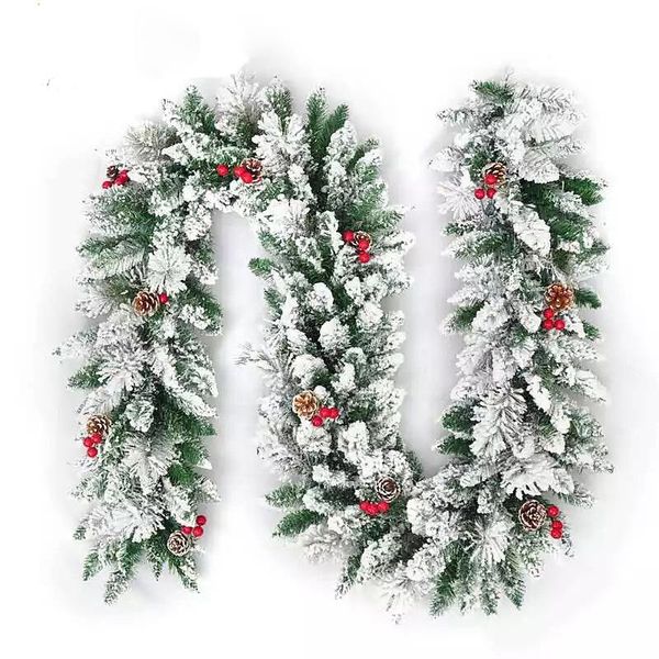 decorative flowers & wreaths artificial green christmas garland with fake snow for tree rattan wreath decor home stairs shop display
decorative flowers & wreaths artificial green christmas garland with fake snow for tree rattan wreath decor home stairs shop display