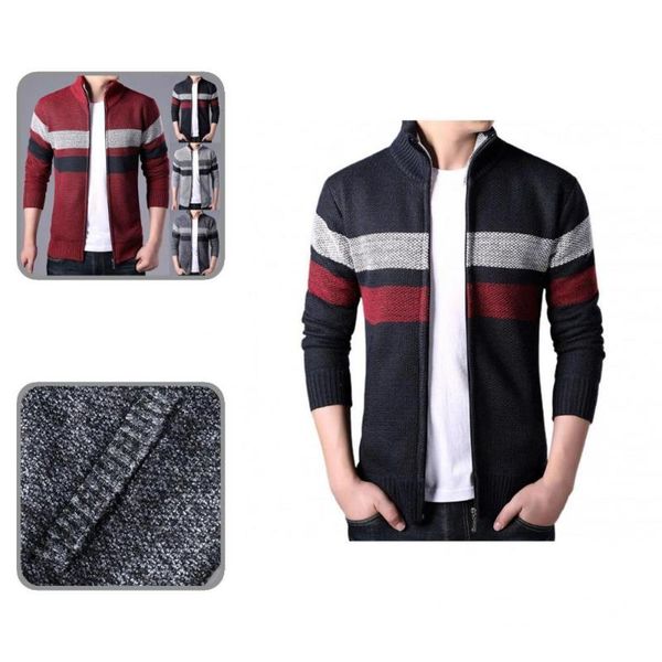 men's sweaters comfy simple thick slim fit knitted cardigan sweater skin-friendly men pockets for holiday, White;black
men's sweaters comfy simple thick slim fit knitted cardigan sweater skin-friendly men pockets for holiday, White;black