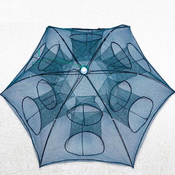4-16 holes automatic fishing net nylon foldable catch fish trap for fishes shrimp minnows cast mesh fishing equipm pesca 
4-16 holes automatic fishing net nylon foldable catch fish trap for fishes shrimp minnows cast mesh fishing equipm pesca