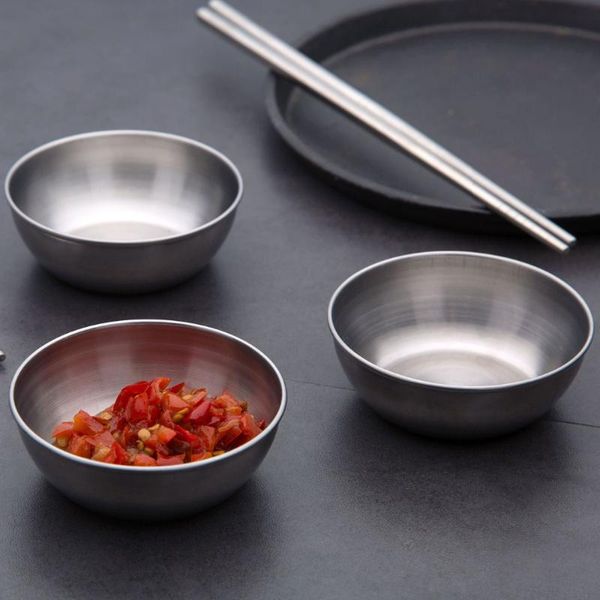 10pcs small stainless steel sauce dishes salt vinegar flavor spices plate sushi vinegar soy plates tableware seasoning tray
10pcs small stainless steel sauce dishes salt vinegar flavor spices plate sushi vinegar soy plates tableware seasoning tray