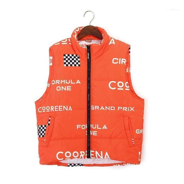 women's vests fun-prouder winter sports street fashion european american hip hop up collar loose warm cotton vest woman clothin, Black;white
women's vests fun-prouder winter sports street fashion european american hip hop up collar loose warm cotton vest woman clothin, Black;white