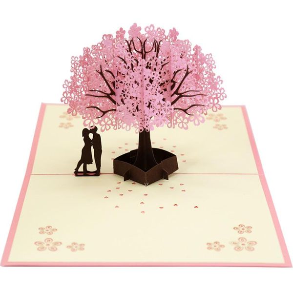 greeting cards 3d cherry blossom pops-up card handmade romantic gift for wife girlfriend husband und sale
greeting cards 3d cherry blossom pops-up card handmade romantic gift for wife girlfriend husband und sale