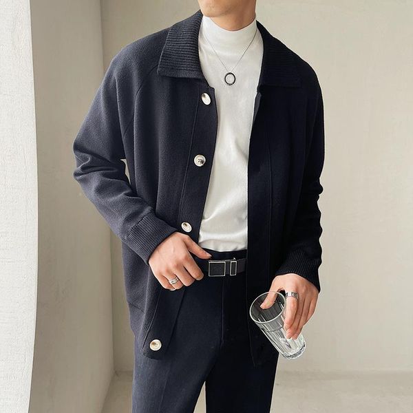 men's sweaters man korean streetwear fashion vintage knitwear jacket sweater men business casual khaki black cardigan coat male, White;black
men's sweaters man korean streetwear fashion vintage knitwear jacket sweater men business casual khaki black cardigan coat male, White;black
