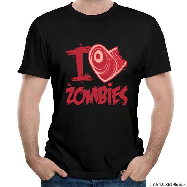 men's t-shirts i love zombies funny t-shirt, White;black
men's t-shirts i love zombies funny t-shirt, White;black