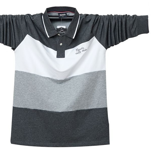 2021 plus size 6xl- new arrival brand striped long sleeve men cotton camisas polo shirt urw4, White;black
2021 plus size 6xl- new arrival brand striped long sleeve men cotton camisas polo shirt urw4, White;black