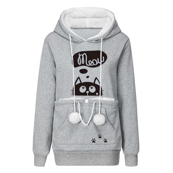 women's hoodies & sweatshirts 2021 winter women hooded sweatshirt animal pouch hood carry cat breathable pullover sweatshirts#c7, Black
women's hoodies & sweatshirts 2021 winter women hooded sweatshirt animal pouch hood carry cat breathable pullover sweatshirts#c7, Black
