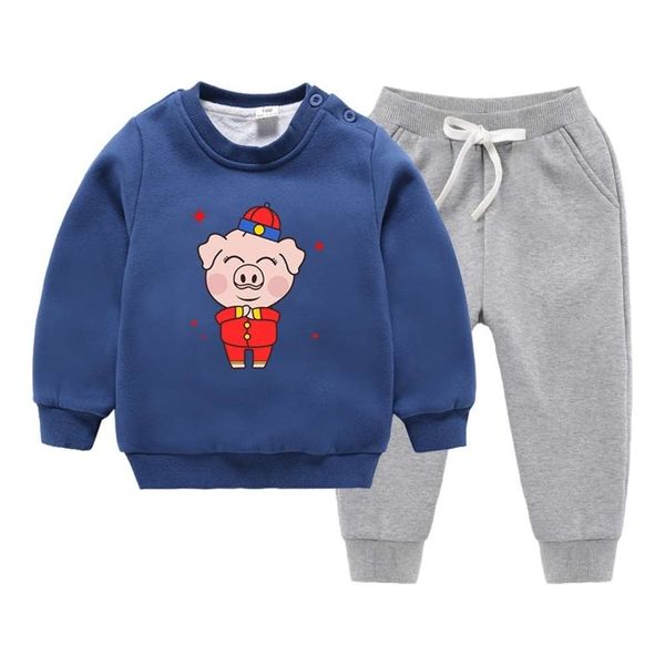 boys' year children's 2019 suits red new winter plush and thickened sportswear, White
boys' year children's 2019 suits red new winter plush and thickened sportswear, White