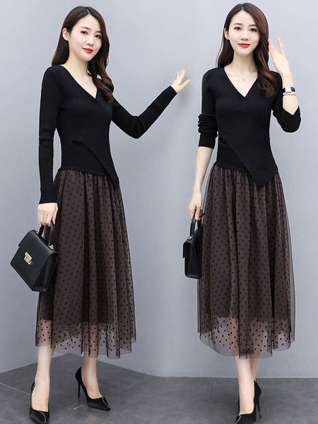 knitted women's sleeve 2021 dress new style show thin waist celebrity temperament knee bottom autumn and winter long skirt, Black;gray
knitted women's sleeve 2021 dress new style show thin waist celebrity temperament knee bottom autumn and winter long skirt, Black;gray