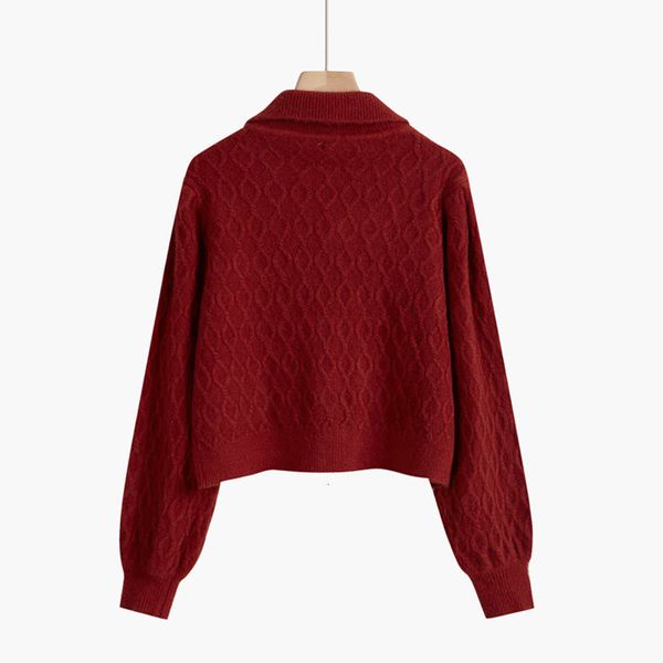 autumn sweater women's pullover twist winter 2020 short new cardigan coat small baby collar luxury, White;black
autumn sweater women's pullover twist winter 2020 short new cardigan coat small baby collar luxury, White;black