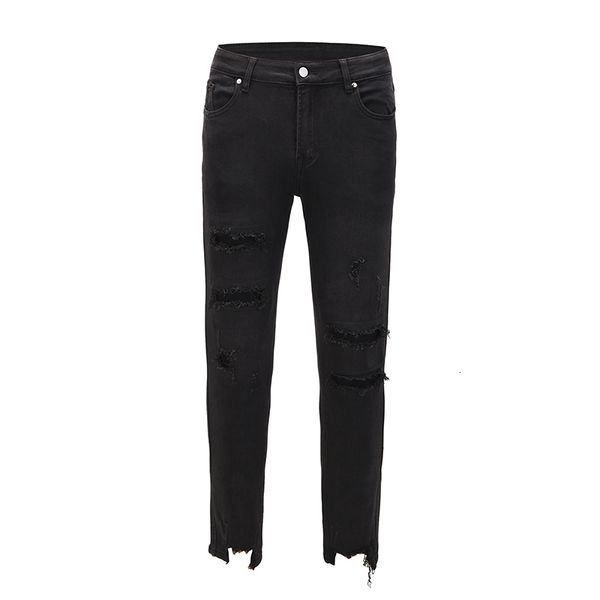 2021 new high street hole destrudo borda crua de brim estiramento dos homens cintura alta reta franja casual lpis calas hip hop denim 3sbj, Blue
2021 new high street hole destrudo borda crua de brim estiramento dos homens cintura alta reta franja casual lpis calas hip hop denim 3sbj, Blue