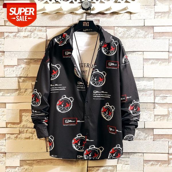 hip hop shirt men streetwear casual plaid shirt mens long sleeve 2020 loose with #gu12, Black
hip hop shirt men streetwear casual plaid shirt mens long sleeve 2020 loose with #gu12, Black