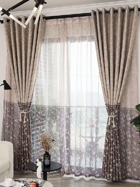 curtain & drapes stitching curtains for living room printed cloth pastoral style brown bedroom high shading rate
curtain & drapes stitching curtains for living room printed cloth pastoral style brown bedroom high shading rate