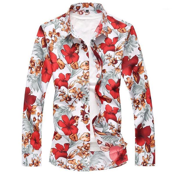 men's casual shirts men spring fashion floral hawaiian vacation party long sleeve hip hop male plus size 7xl shirt camisa masculina, White;black
men's casual shirts men spring fashion floral hawaiian vacation party long sleeve hip hop male plus size 7xl shirt camisa masculina, White;black