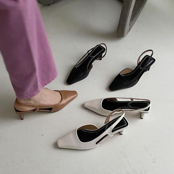summer women sandals round toe back strap fashion solid color elegant thick mid heels sandals fashion party dress shoes woman, Black
summer women sandals round toe back strap fashion solid color elegant thick mid heels sandals fashion party dress shoes woman, Black