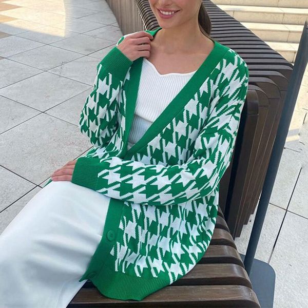 women's sweaters female autumn loosed with cleavage in v houndstooth sleeve long cardigan trench coat color regular outwear sweater fd9, White;black
women's sweaters female autumn loosed with cleavage in v houndstooth sleeve long cardigan trench coat color regular outwear sweater fd9, White;black