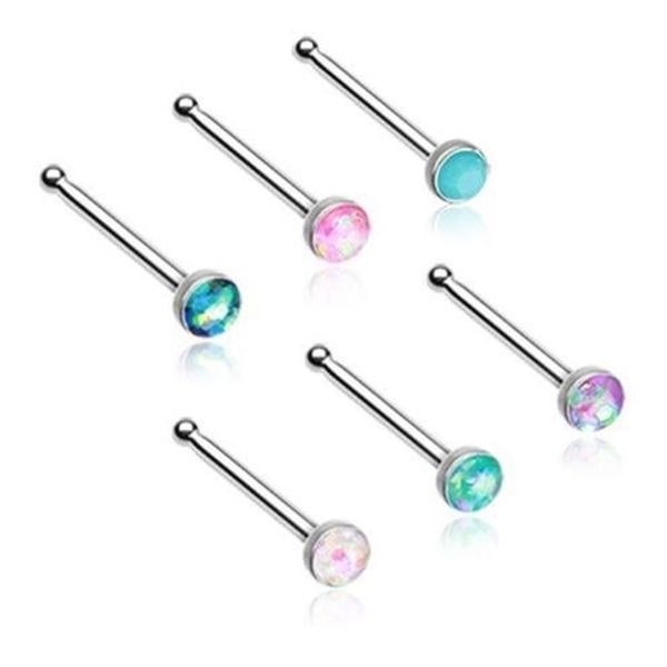 50pcs/lot opalite rings nostril nose ring straight studs 20g~0.8mm body piercing jewelry, Silver
50pcs/lot opalite rings nostril nose ring straight studs 20g~0.8mm body piercing jewelry, Silver