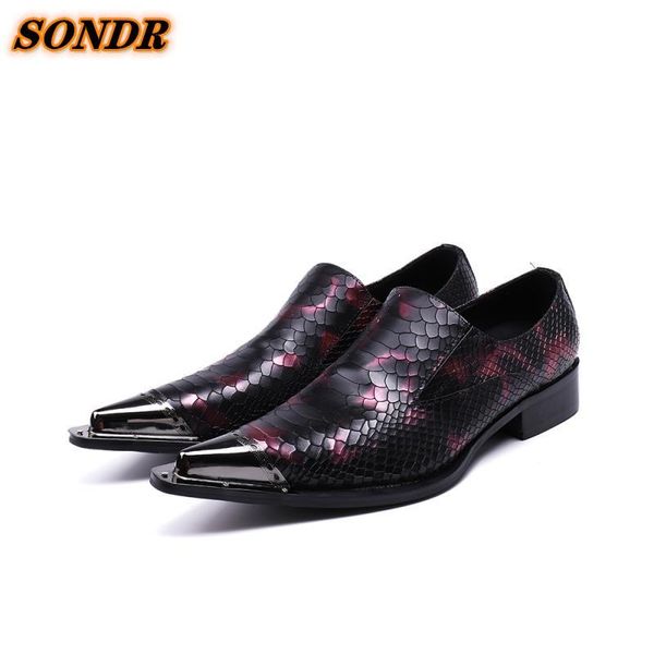 dress shoes iron pointed toe men genuine leather fashion fish pattern for business oxford zapatoz de hombre, Black
dress shoes iron pointed toe men genuine leather fashion fish pattern for business oxford zapatoz de hombre, Black