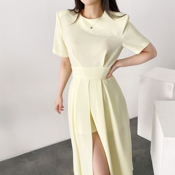 casual dresses french design split mid-length skirt 2021 summer waist slimming temperament ladies gentle style dress 4bpr, Black;gray
casual dresses french design split mid-length skirt 2021 summer waist slimming temperament ladies gentle style dress 4bpr, Black;gray