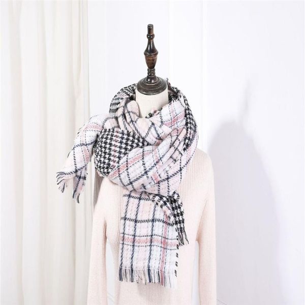 scarves women plaid houndstooth reversible ladies woven warm winter capes cashmere shawls female checks blanket wraps, Blue;gray
scarves women plaid houndstooth reversible ladies woven warm winter capes cashmere shawls female checks blanket wraps, Blue;gray