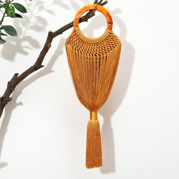 evening bags braided summer beach bag acrylic handle women tassel body handbags handmade weave mesh net basket female ring tote
evening bags braided summer beach bag acrylic handle women tassel body handbags handmade weave mesh net basket female ring tote