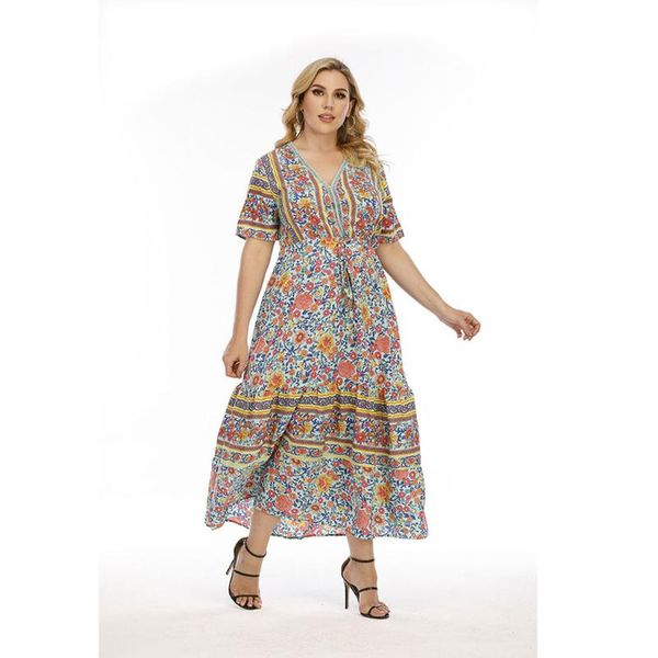 casual dresses 2021 93031 bohemian short sleeve plus size summer women dress 3xl 4xl large woman elegant cloth, Black;gray
casual dresses 2021 93031 bohemian short sleeve plus size summer women dress 3xl 4xl large woman elegant cloth, Black;gray