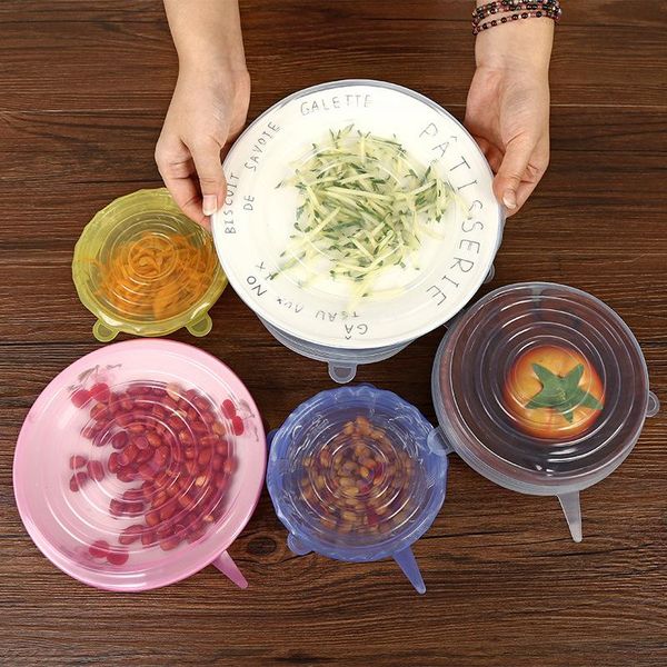 kitchen storage & organization a2502 6-piece silica gel fresh-keeping cover stretch fruit film household lids bowl universal pot
kitchen storage & organization a2502 6-piece silica gel fresh-keeping cover stretch fruit film household lids bowl universal pot