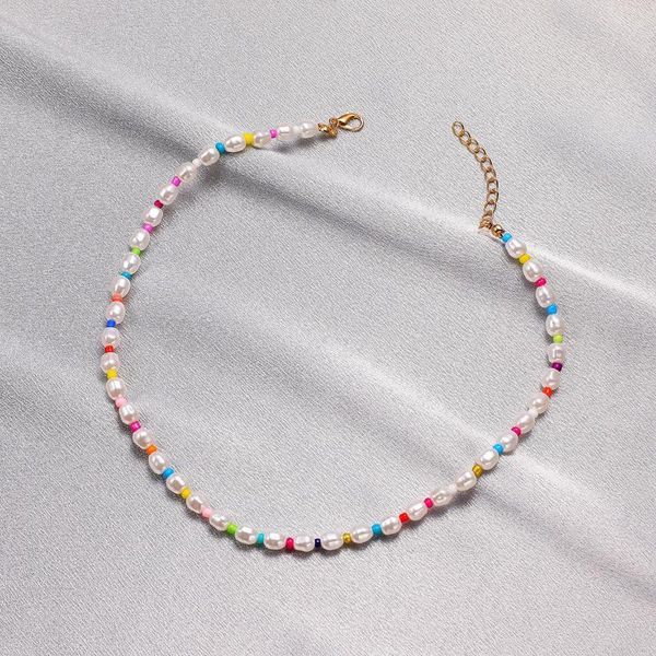 chains fashion bohemia beaded necklace women string short choker jewelry chokers gift, Silver
chains fashion bohemia beaded necklace women string short choker jewelry chokers gift, Silver