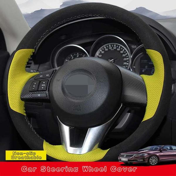 steering wheel covers diy for 3 cx-3 2021 cx-5 cx5 atenza 2014 hand-stitched soft suede leather car accessories cover
steering wheel covers diy for 3 cx-3 2021 cx-5 cx5 atenza 2014 hand-stitched soft suede leather car accessories cover