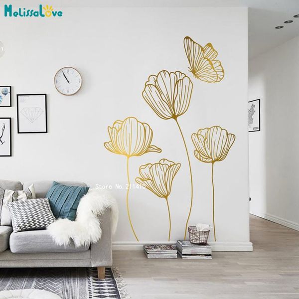 wall stickers poppies and butterfly flower luxury home living room decor accent nature minimalist gift removable yt6205
wall stickers poppies and butterfly flower luxury home living room decor accent nature minimalist gift removable yt6205