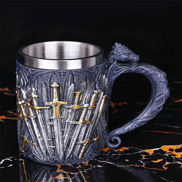 mugs creative sword beer mug cool dragon coffee cup 3d resin stainless steel goblet wine glass tea water drinkware
mugs creative sword beer mug cool dragon coffee cup 3d resin stainless steel goblet wine glass tea water drinkware
