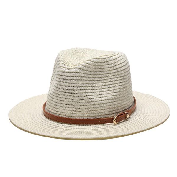 wide brim hats fashion natural panama soft shaped straw hat summer women/men beach sun cap uv protection fedora, Blue;gray
wide brim hats fashion natural panama soft shaped straw hat summer women/men beach sun cap uv protection fedora, Blue;gray
