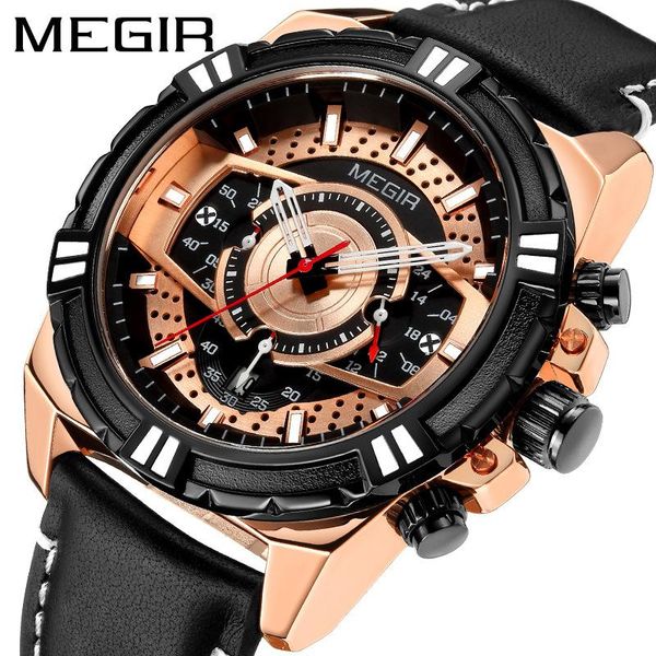 wristwatches genuine leather waterproof men's sport watch megir designer watches men quartz wristwatch for, Slivery;brown
wristwatches genuine leather waterproof men's sport watch megir designer watches men quartz wristwatch for, Slivery;brown