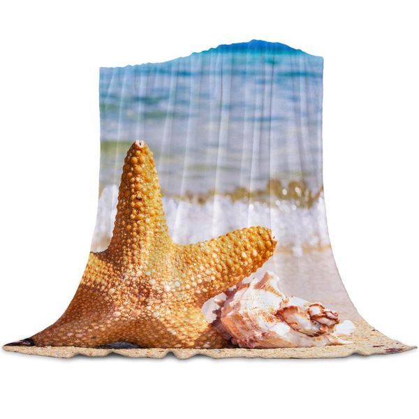 blankets beach starfish conch printed flannel throw blanket quilts keep warm sofa child home textiles family gift
blankets beach starfish conch printed flannel throw blanket quilts keep warm sofa child home textiles family gift