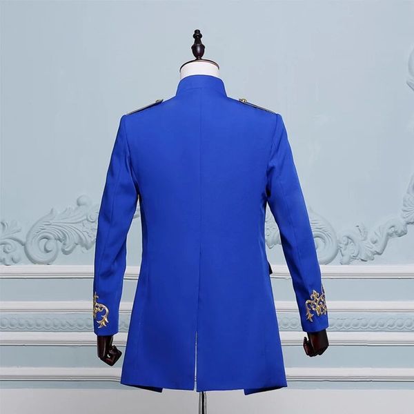 new fashion men costume long jacket blazer male groom prom clothes singer dancer star performance nightclub bar wedding party, Black;red
new fashion men costume long jacket blazer male groom prom clothes singer dancer star performance nightclub bar wedding party, Black;red