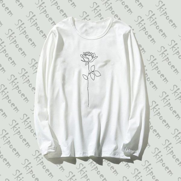 women's t-shirt abstract women drawing minimalist art tshirt aesthetic kawaii vintage long sleeve plus size cotton tee shirt femme clot, White
women's t-shirt abstract women drawing minimalist art tshirt aesthetic kawaii vintage long sleeve plus size cotton tee shirt femme clot, White