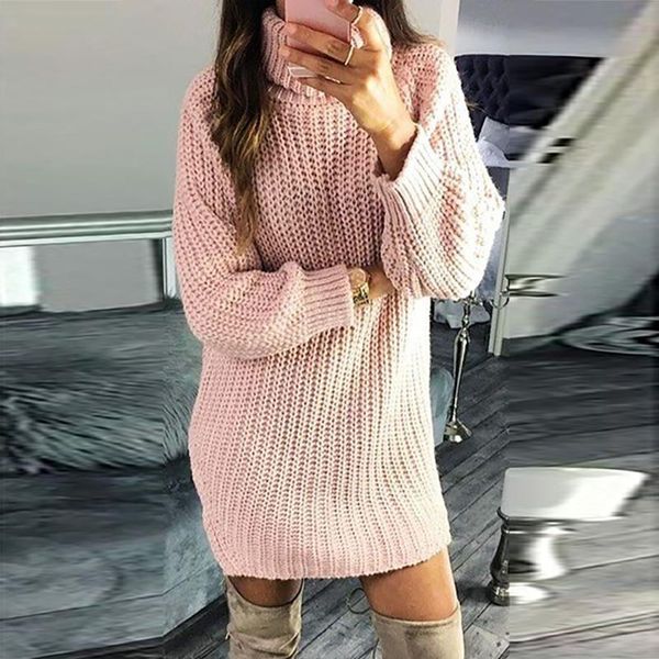 casual dresses knitted mini dress for women turtleneck long sleeve straight 2021 autumn robes, Black;gray
casual dresses knitted mini dress for women turtleneck long sleeve straight 2021 autumn robes, Black;gray