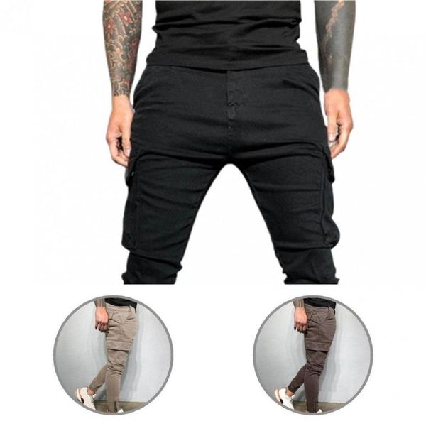 men's pants long fabulous elatic waist men trousers streetwear cargo soft for sports, Black
men's pants long fabulous elatic waist men trousers streetwear cargo soft for sports, Black