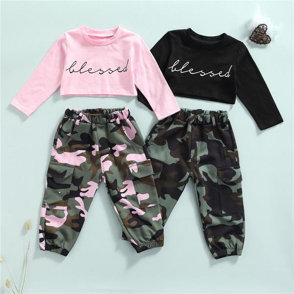clothing sets 1-6y fashion autumn toddler children kids girls clothes 2pcs letter printed long sleeve sweatshirts camouflage pants, White
clothing sets 1-6y fashion autumn toddler children kids girls clothes 2pcs letter printed long sleeve sweatshirts camouflage pants, White