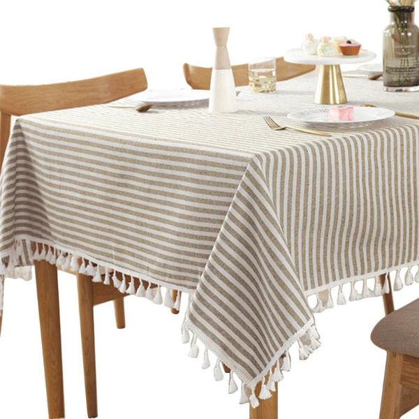 table cloth 140/180/220/250cm home decoration tablecloth stain resistant elegant dust-proof stripe tassel printed retro plain cotton linen
table cloth 140/180/220/250cm home decoration tablecloth stain resistant elegant dust-proof stripe tassel printed retro plain cotton linen