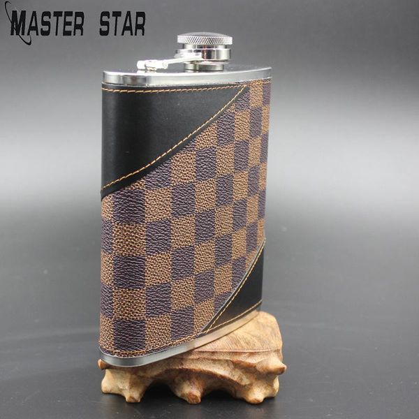 hip flasks master star 18oz leather covered flask with caps stainless steel for alcohol outdoor essential goods men
hip flasks master star 18oz leather covered flask with caps stainless steel for alcohol outdoor essential goods men