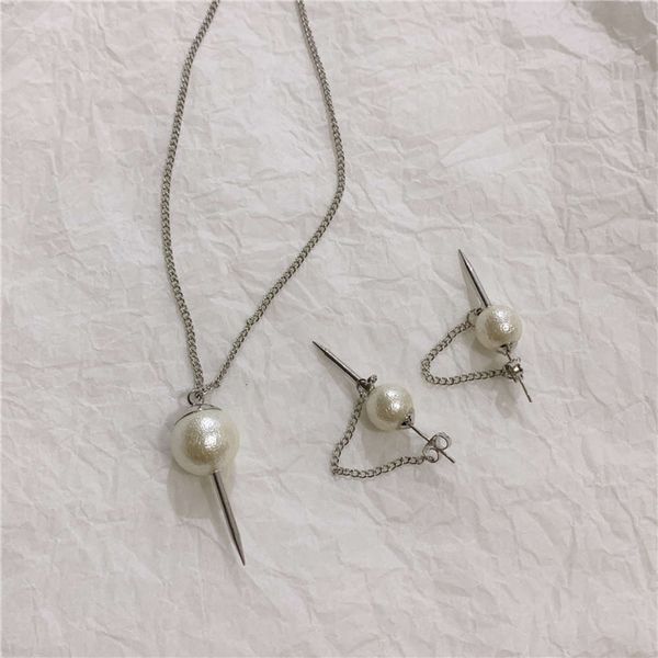 hbp fashion south korea east gate creative designer iron nails sharp earrings net red personality pearl sweater chain necklace female, Silver
hbp fashion south korea east gate creative designer iron nails sharp earrings net red personality pearl sweater chain necklace female, Silver