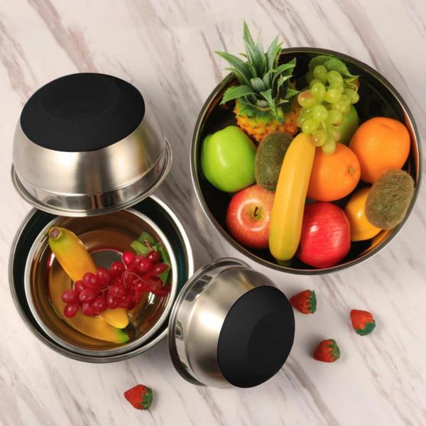 bowls stainless steel mixing bowl non-skid silicone base kitchen salad container thanks to base, the is anti-skid
bowls stainless steel mixing bowl non-skid silicone base kitchen salad container thanks to base, the is anti-skid