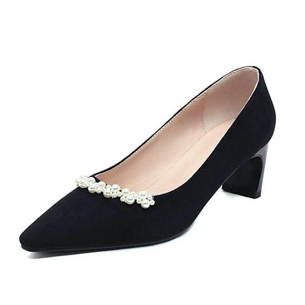 dress shoes women pumps flock summer spring ladies pointed toe arrival 2021 party wedding woman large size 34-43, Black
dress shoes women pumps flock summer spring ladies pointed toe arrival 2021 party wedding woman large size 34-43, Black