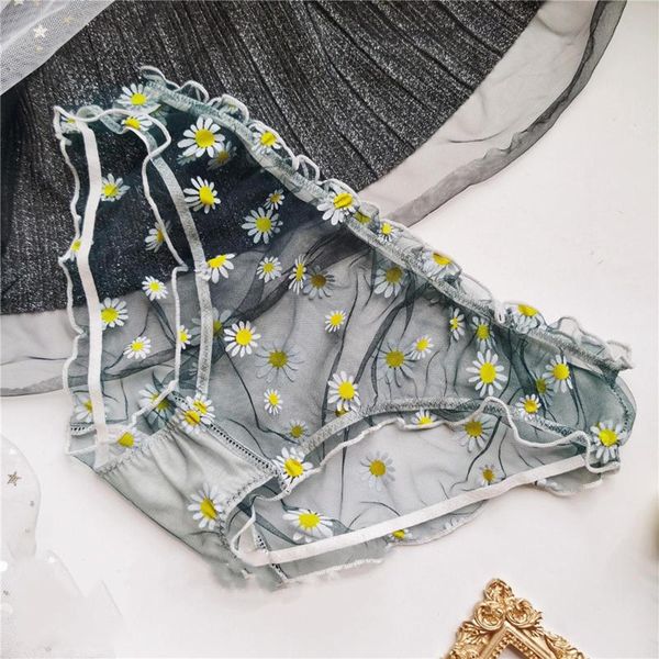 women's panties hollow out underwear daisy print women transparent sweet mesh briefs high elastic thong seamless, Black;pink
women's panties hollow out underwear daisy print women transparent sweet mesh briefs high elastic thong seamless, Black;pink