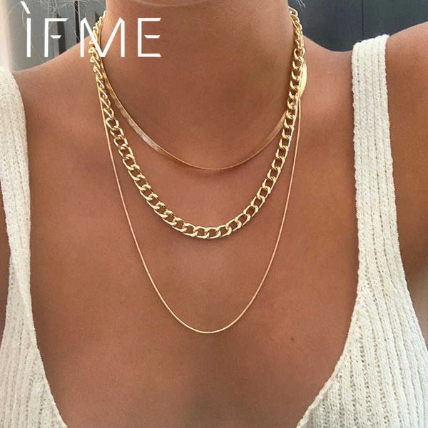 if me punk cuban gold color snake chain choker necklaces for women trendy aesthetic thick clavicle necklaces fashion jewelry, Silver
if me punk cuban gold color snake chain choker necklaces for women trendy aesthetic thick clavicle necklaces fashion jewelry, Silver