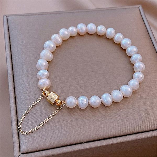beaded, strands handmade irregular pearl bracelet with magnet buckle women classic fashion jewelry bracelets birthday gifts for mother, Black
beaded, strands handmade irregular pearl bracelet with magnet buckle women classic fashion jewelry bracelets birthday gifts for mother, Black