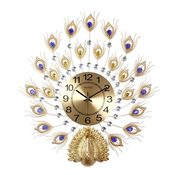 luxury wrought iron peacock wall clocks decoration craft home livingroom 3d wall mural mute electronic clock ornament decor
luxury wrought iron peacock wall clocks decoration craft home livingroom 3d wall mural mute electronic clock ornament decor